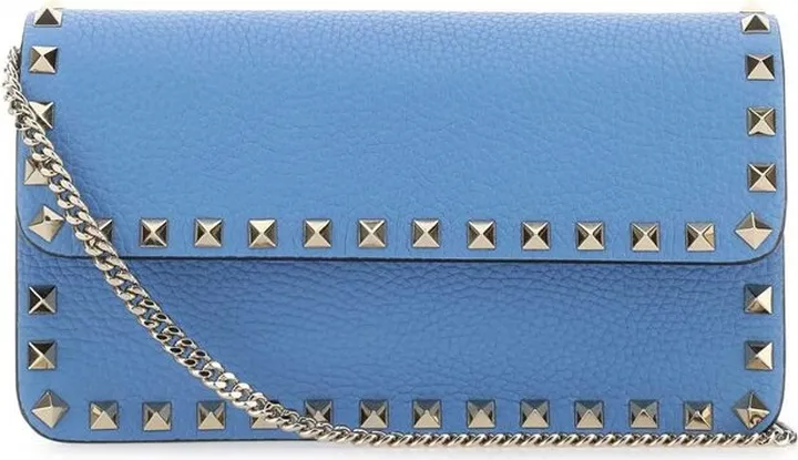 Valentino Garavani Rockstud Logo Detailed Crossbody Bag