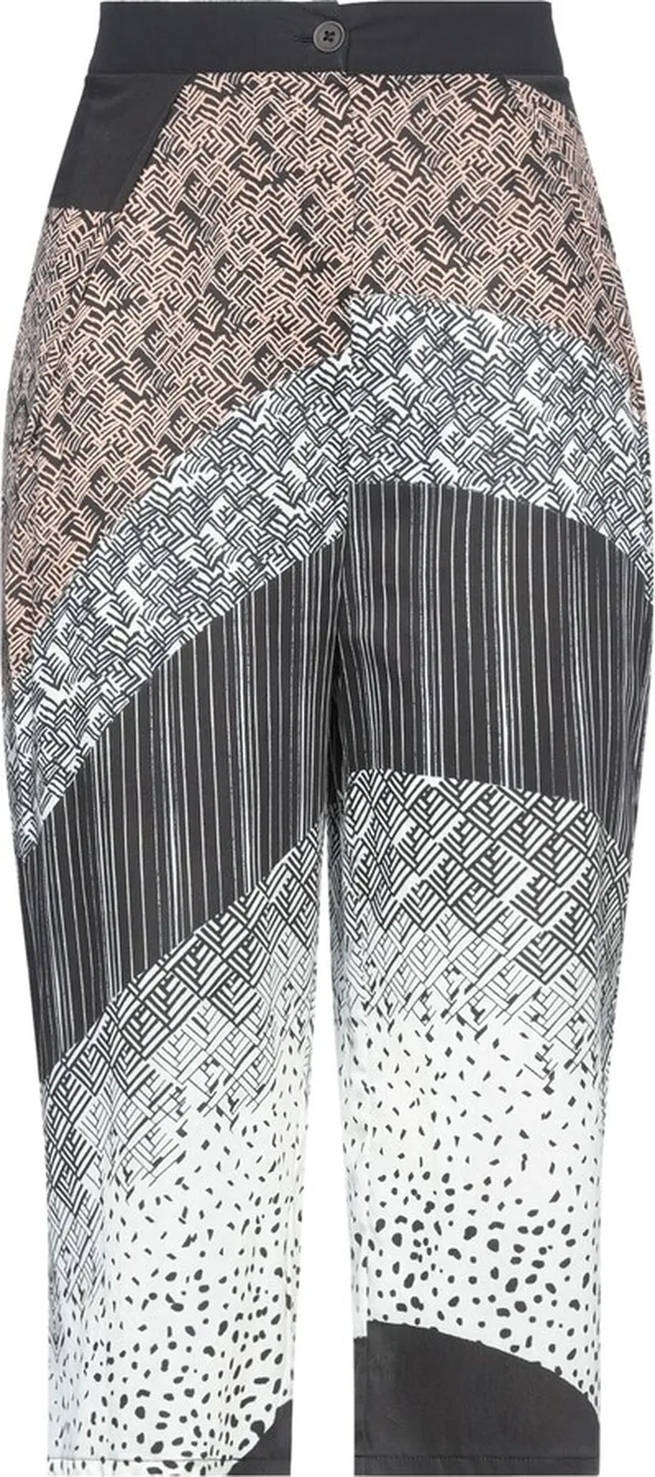 Cropped Pants Light Brown
