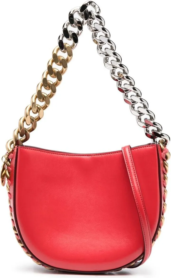 Frayme faux-leather shoulder bag