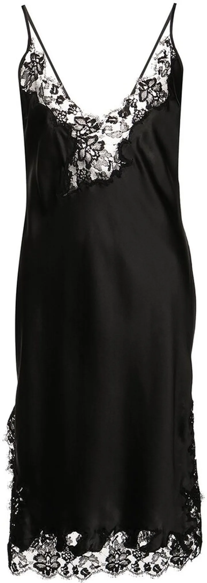 Orchid silk slip dress