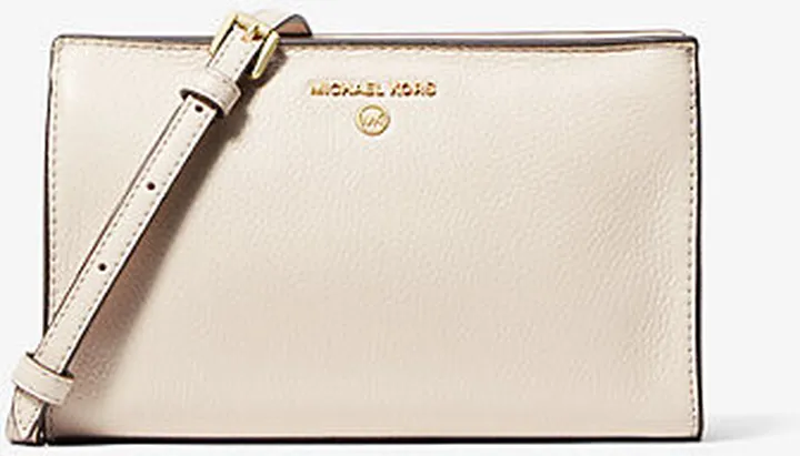 Valerie Medium Pebbled Leather Crossbody Bag