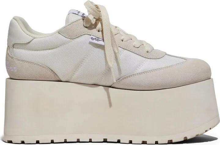 Lace-Up Platform Sneakers