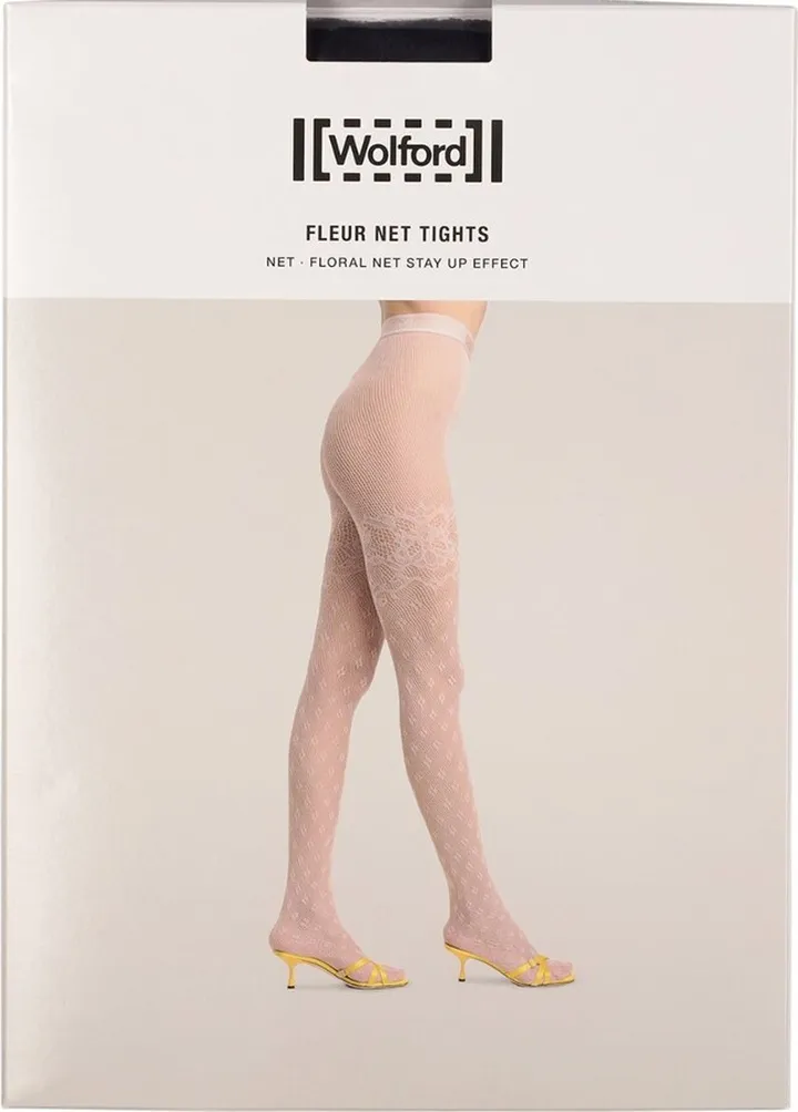 Fleur net lace tights