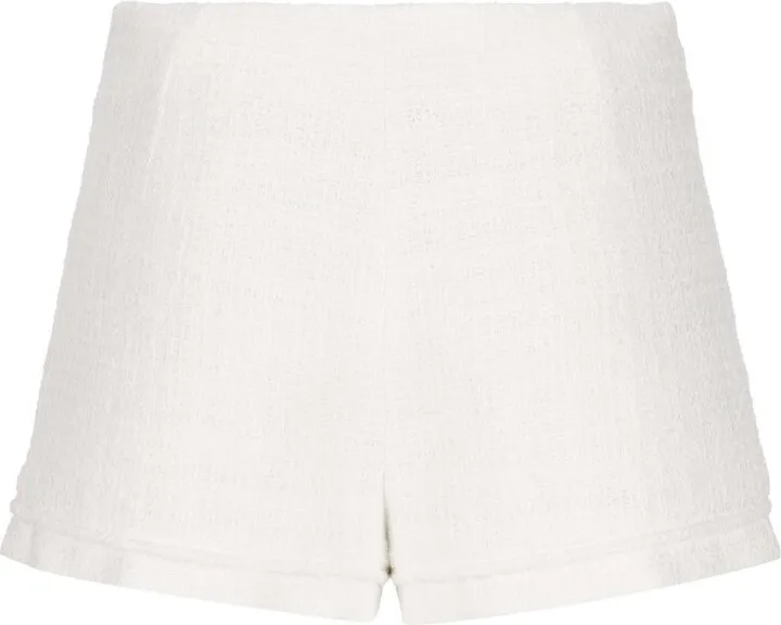 Valentino Stud Detailed Tweed Shorts