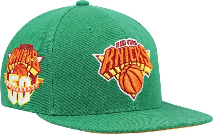 Men's Mitchell & Ness Green New York Knicks 50th Anniversary Like Mike Snapback Hat