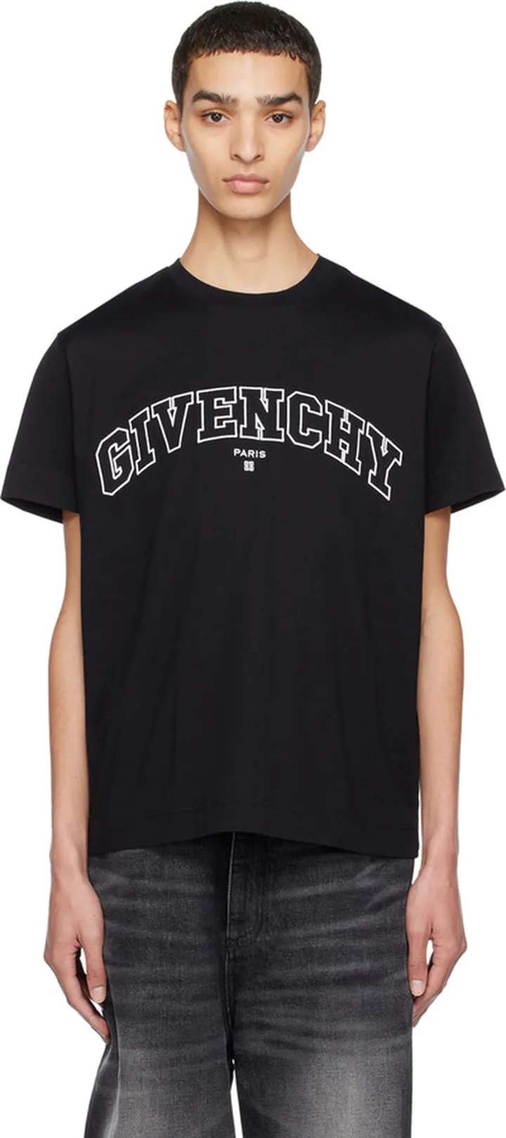 Givenchy Black College T-Shirt