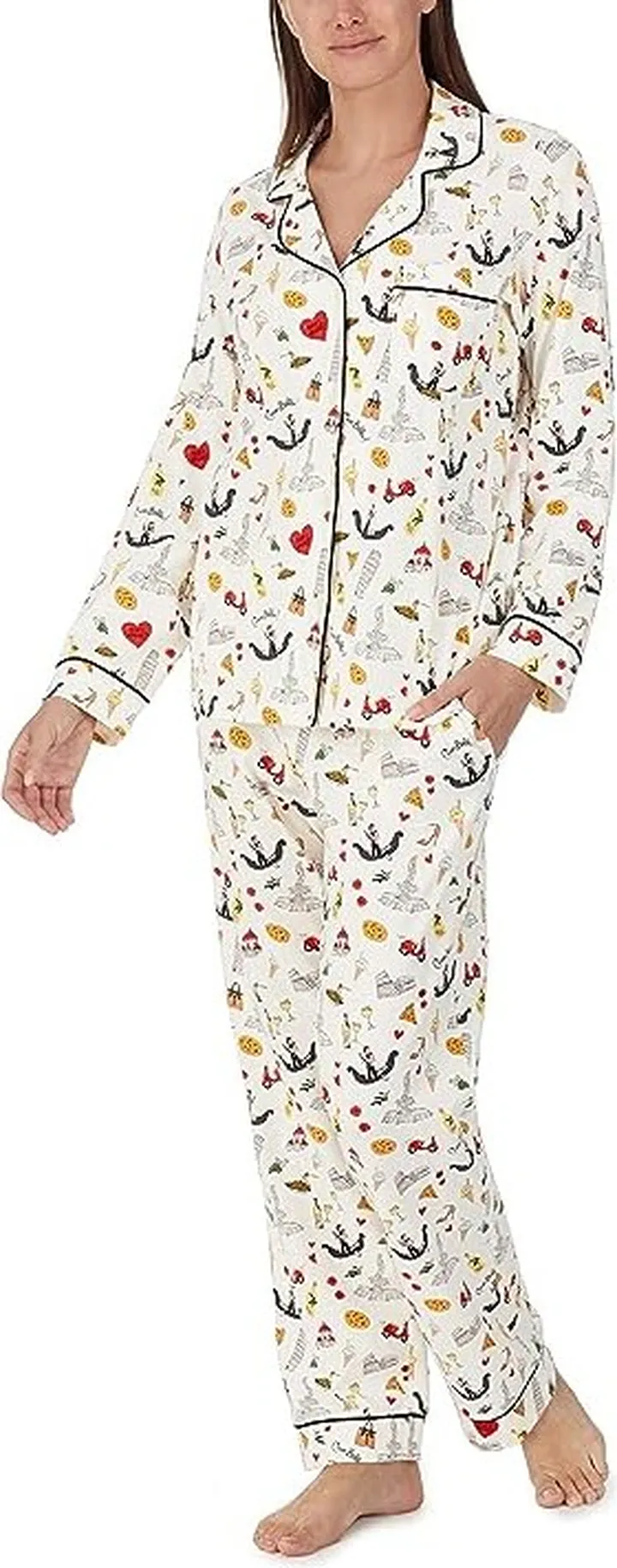 Bedhead PJs Organic Cotton Long Sleeve Classic PJ Set (That's Amore) Women's Pajama Sets
