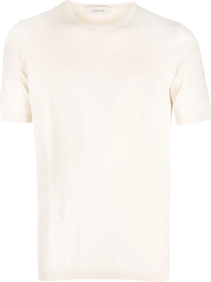 short-sleeve knitted T-shirt