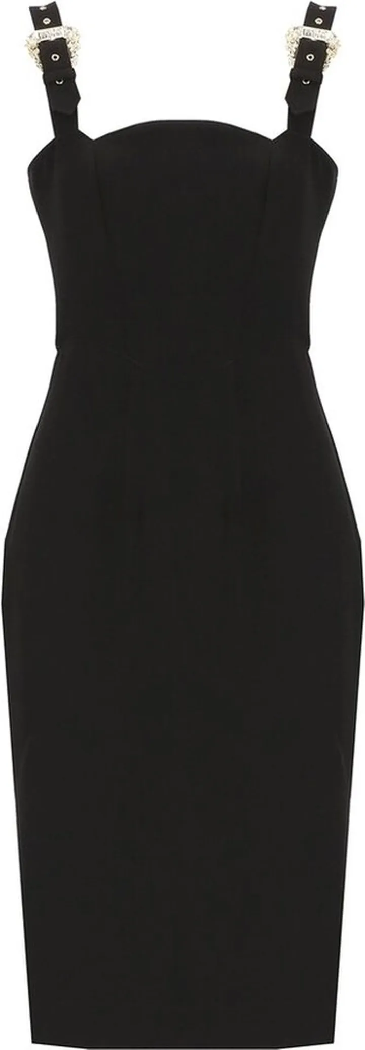 Versace Jeans Couture Bodycon Sleeveless Midi Dress