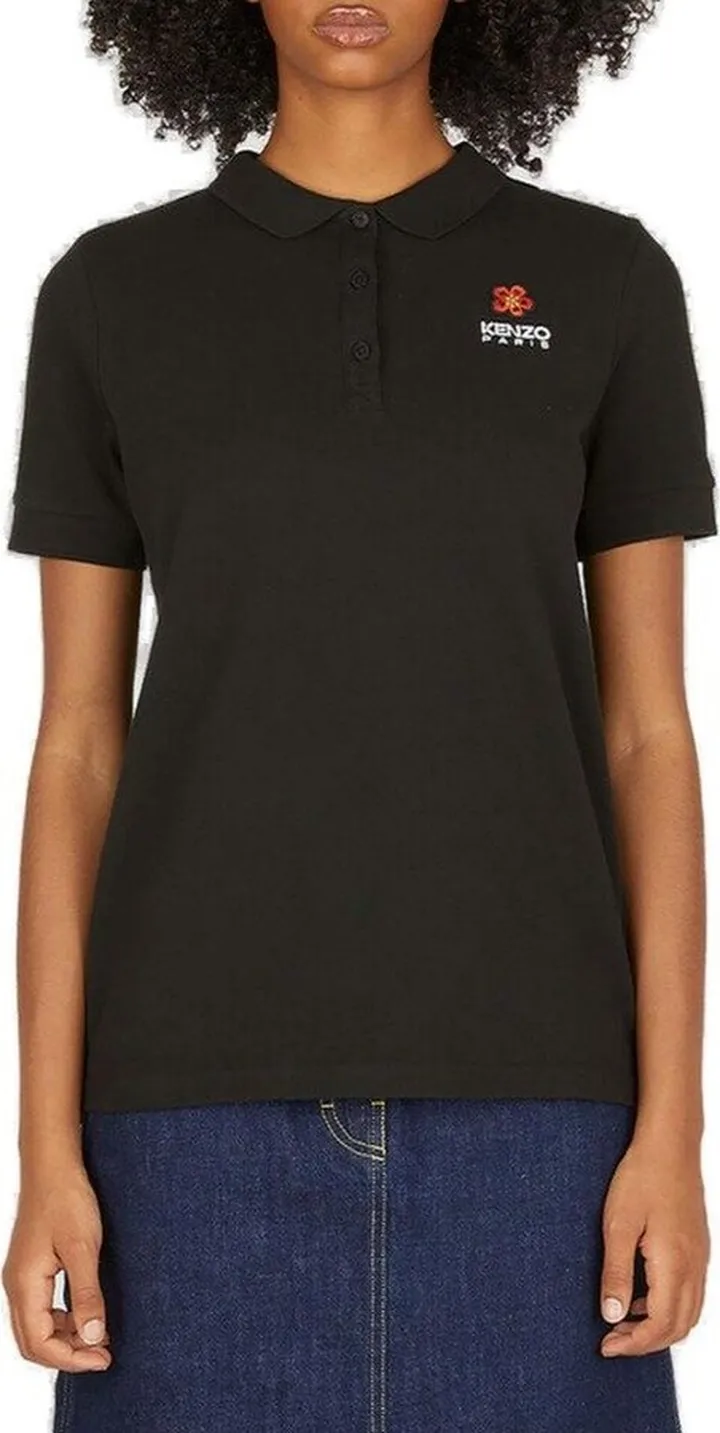 Kenzo Logo Embroidery Polo Shirt
