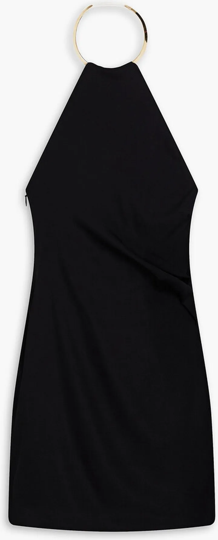 Tome silk-blend crepe de chine halterneck mini dress