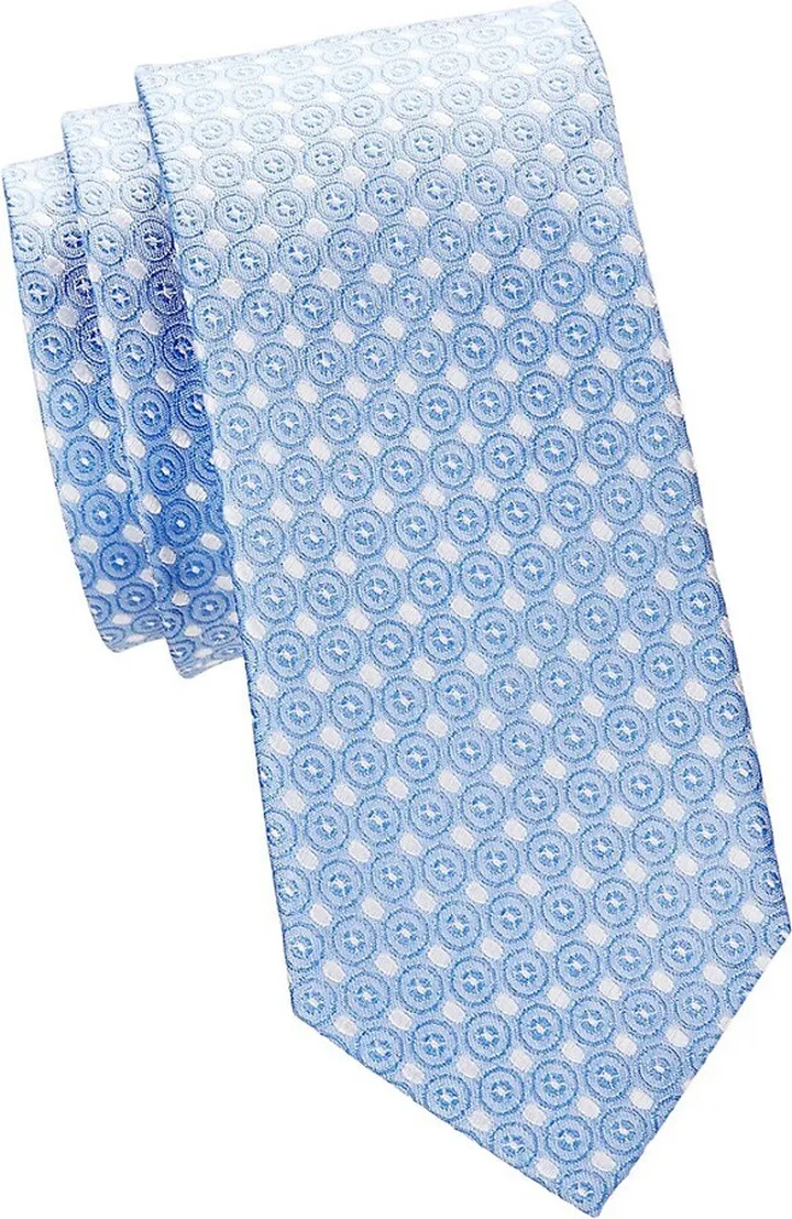 Medallion Silk Jacquard Tie