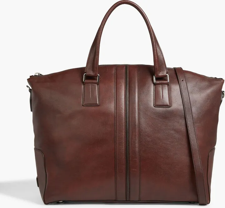 Leather weekend bag
