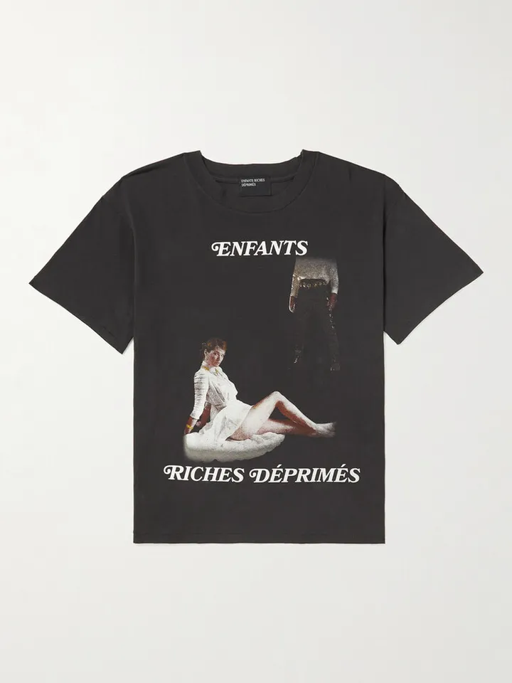 Printed Cotton-Jersey T-Shirt