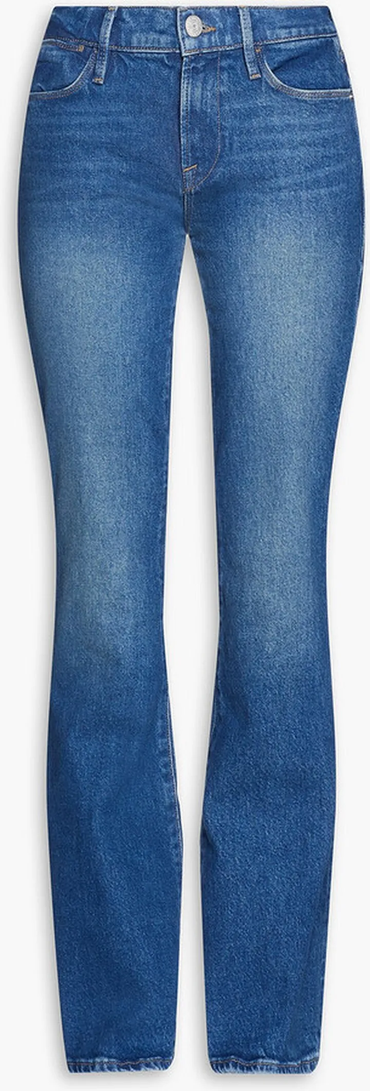 Le High Flare faded high-rise flared jeans