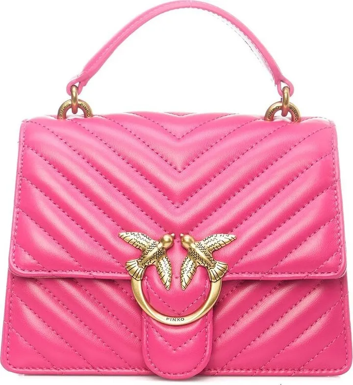 Pinko Logo Plaque Shoulder Bag