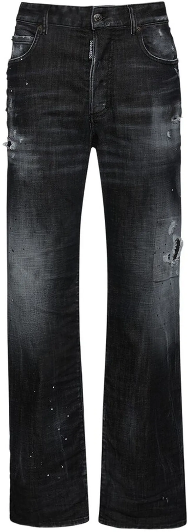 Roadie distressed wide leg denim jeans