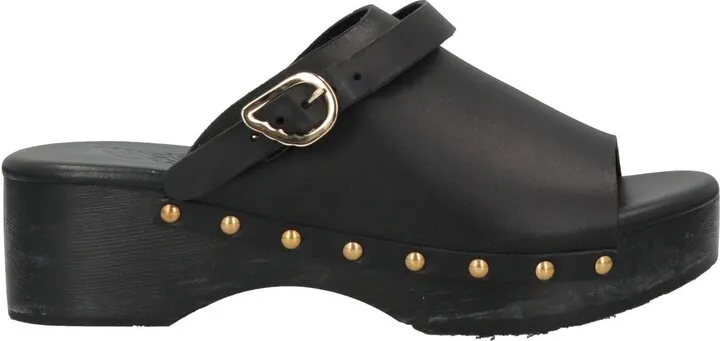 Mules & Clogs Black