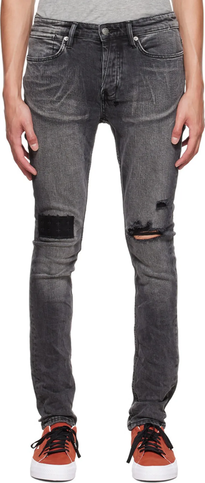 Ksubi Black Van Winkle Chop Up Jeans