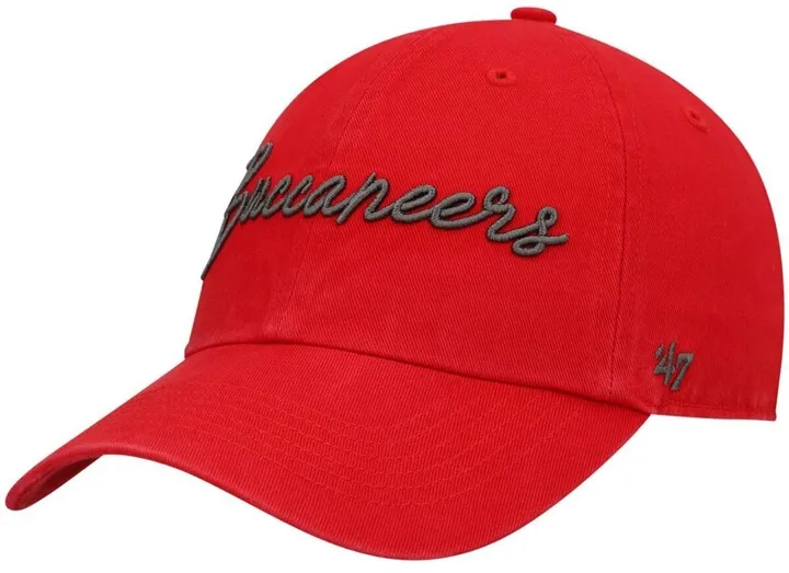 Women's Red Tampa Bay Buccaneers Vocal Clean Up Adjustable Hat
