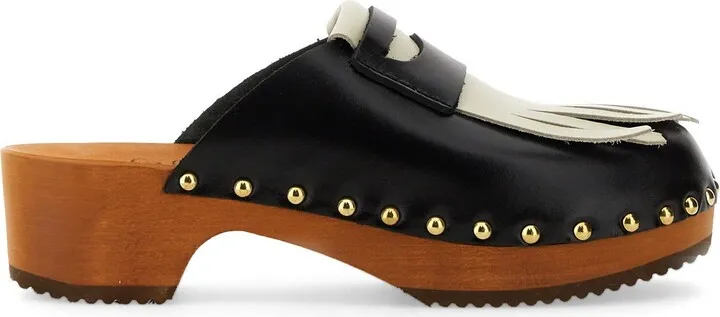 Leather Clogs