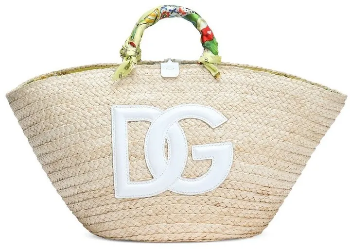 Kendra pattern-trim tote bag