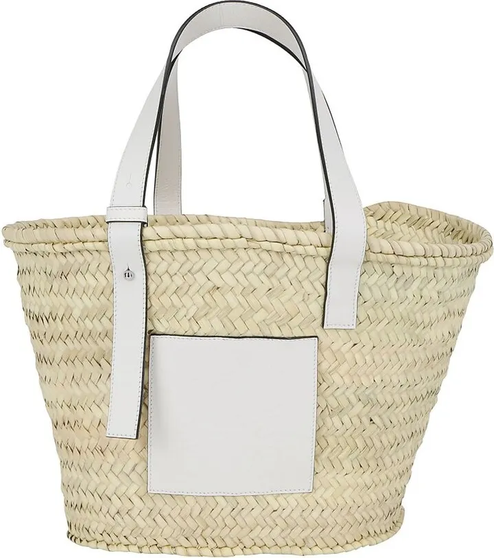 Loewe Basket Logo Patch Tote Bag