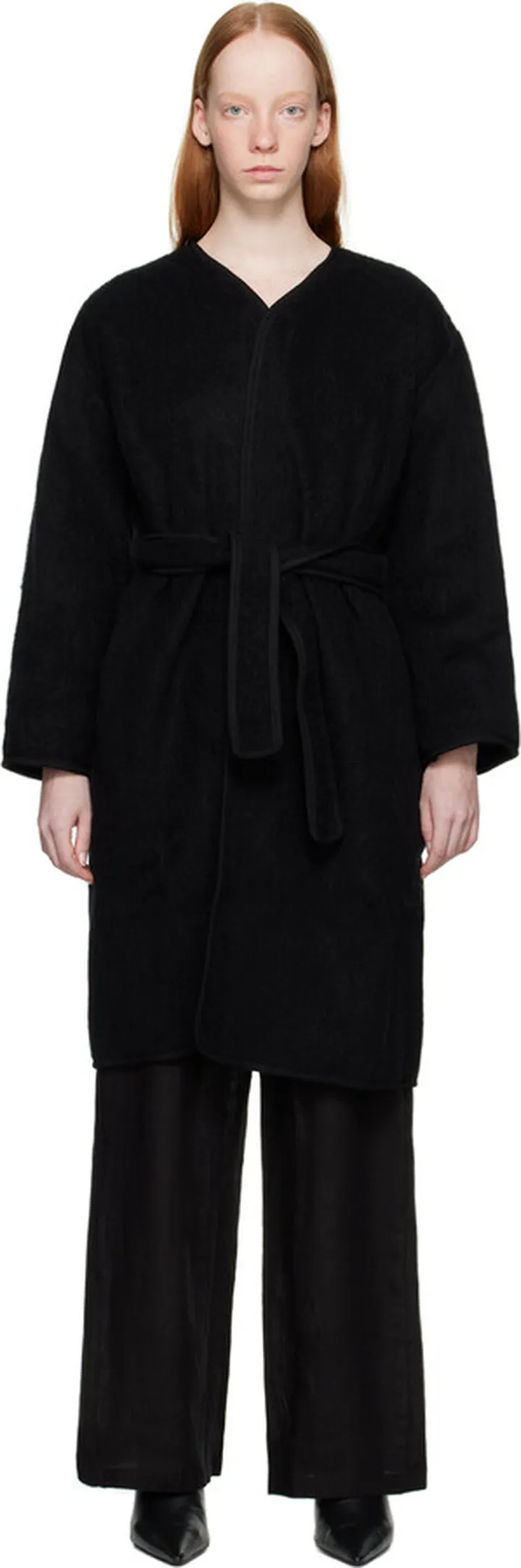 Baserange Black Capas Coat