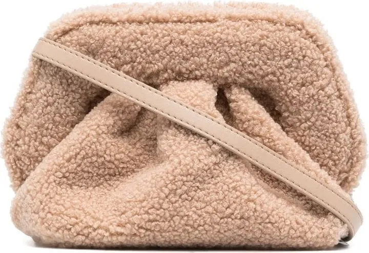 Gea textured clutch bag