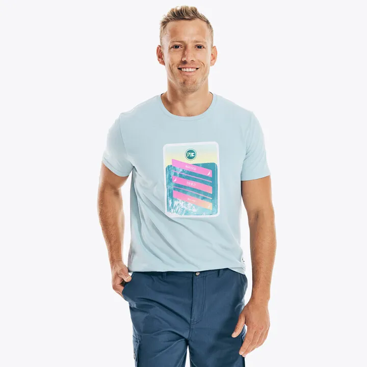 Sustainably Crafted Ocean Graphic T-Shirt