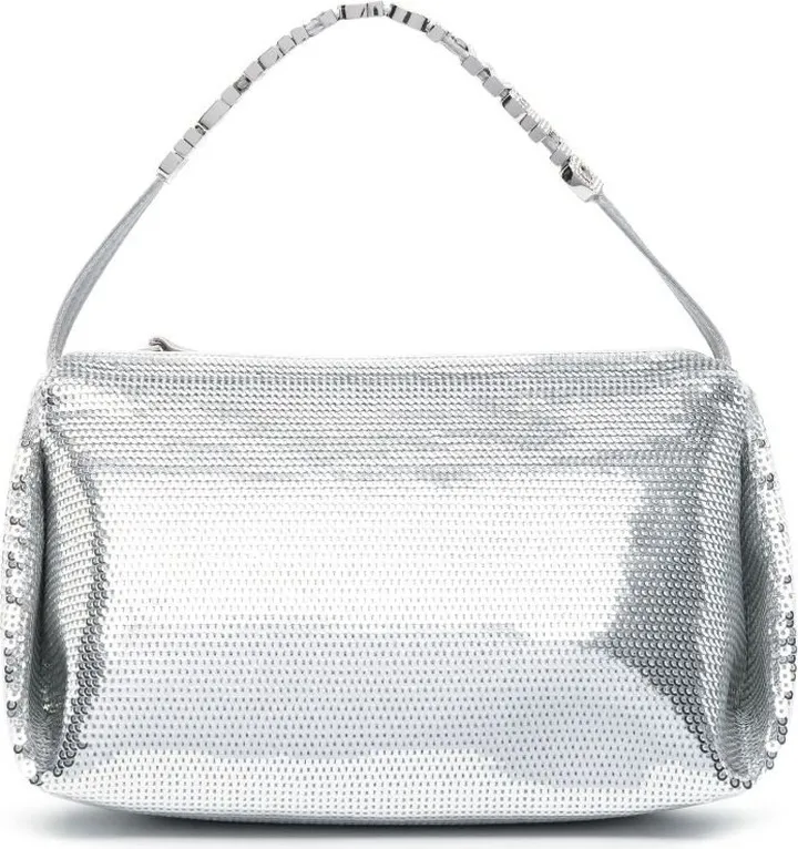 Silver Marquess Sequin Mini Bag
