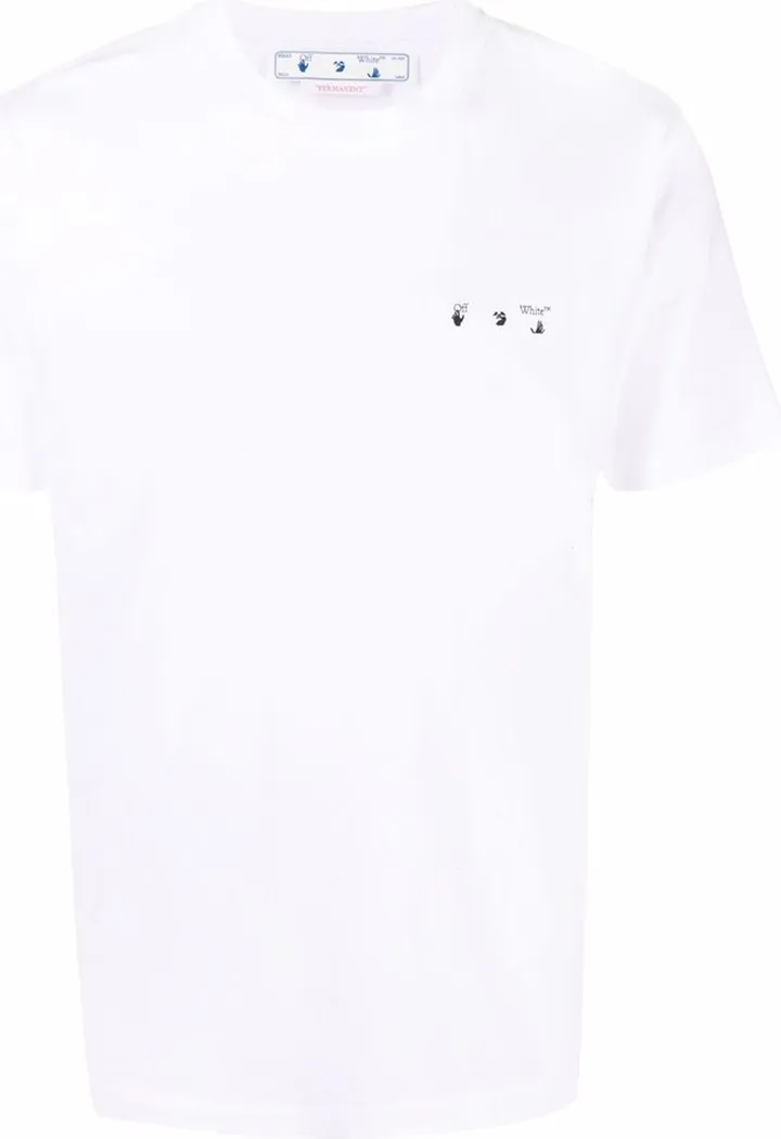 White Caravaggio Print Cotton T-Shirt