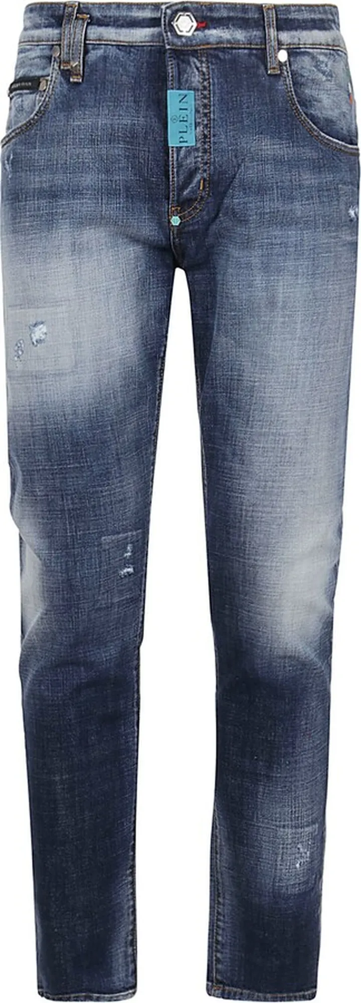 Denim Trousers Skinny Fit Hexagon