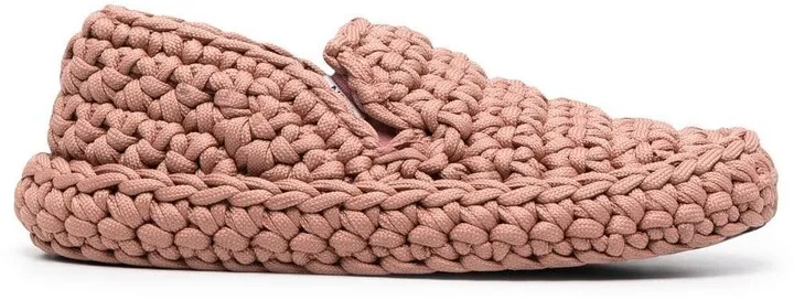 Knitted Slip-On Sneakers