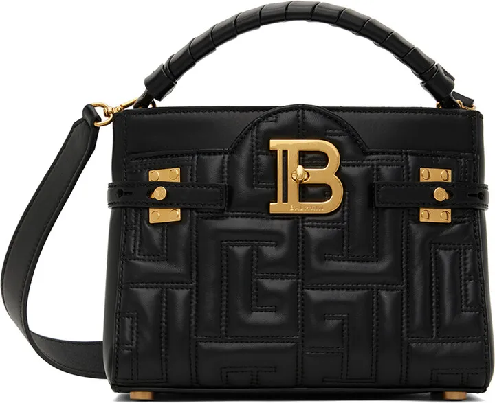 Balmain Black B-Buzz 22 Bag
