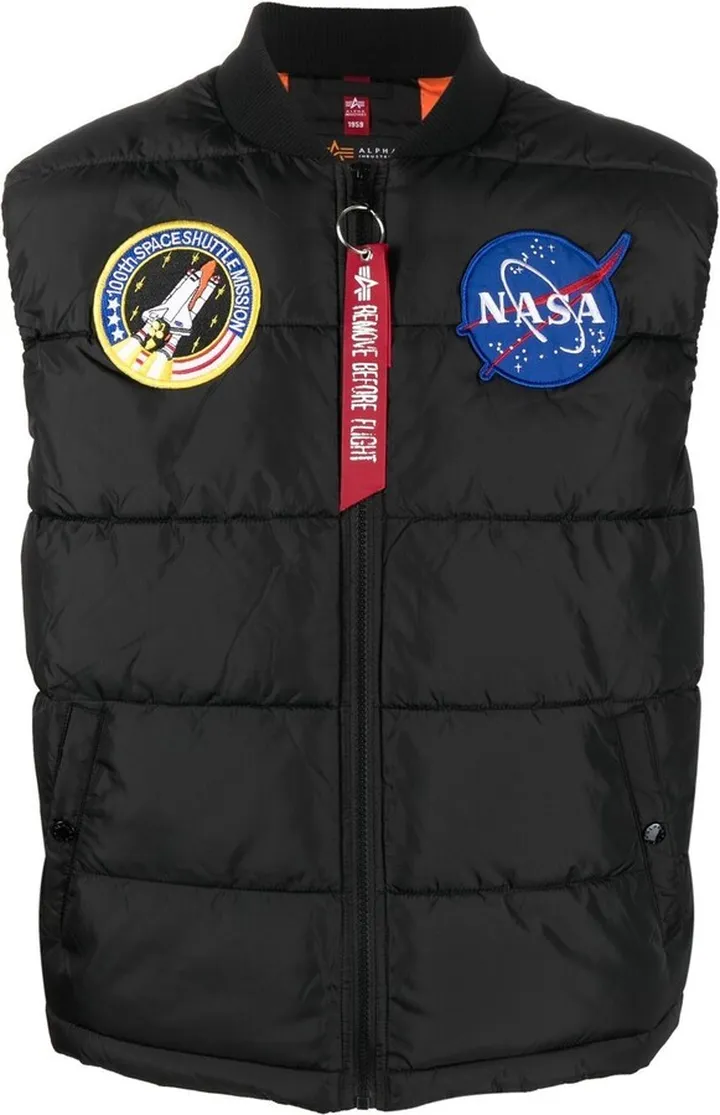 Nasa patch padded gilet