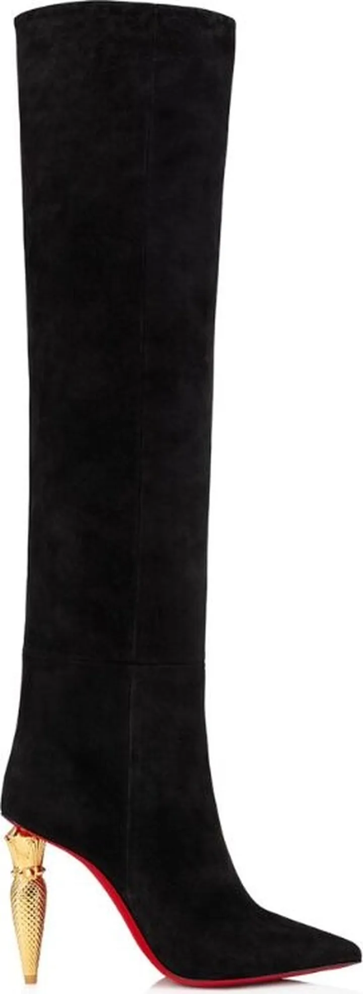 Christian Louboutin Lipbotta Suede Knee-High Boots 100