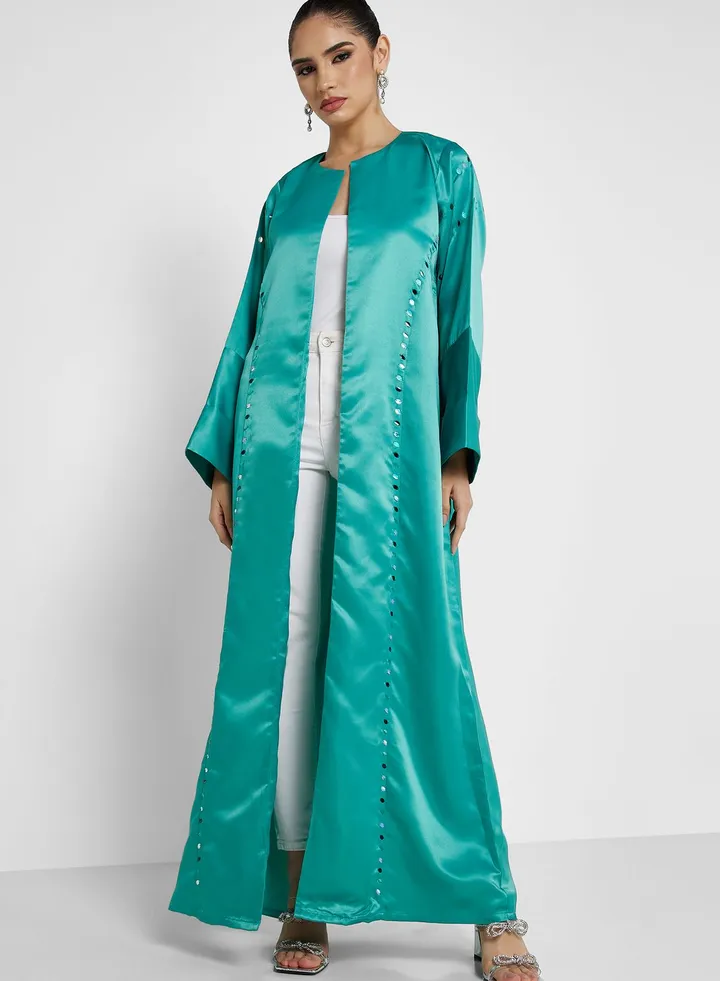 Embellished Detail Abaya
