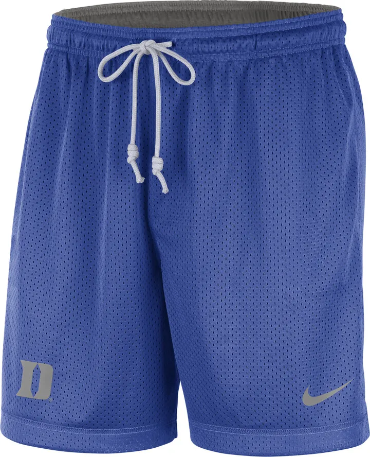 Nike Men's College Dri-FIT (Duke) Reversible Shorts in Blue