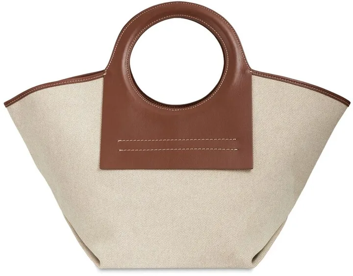 Cala S Canvas & Leather Tote Bag