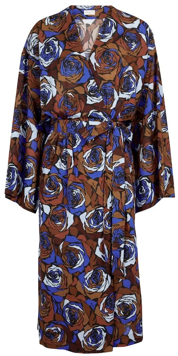 Floral cotton midi dress