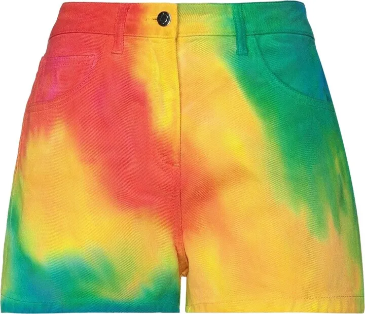 Denim Shorts Orange