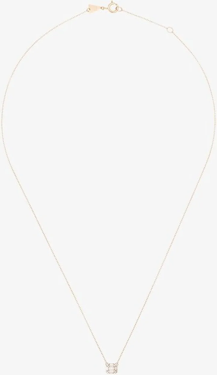 14K Yellow Gold Diamond Necklace