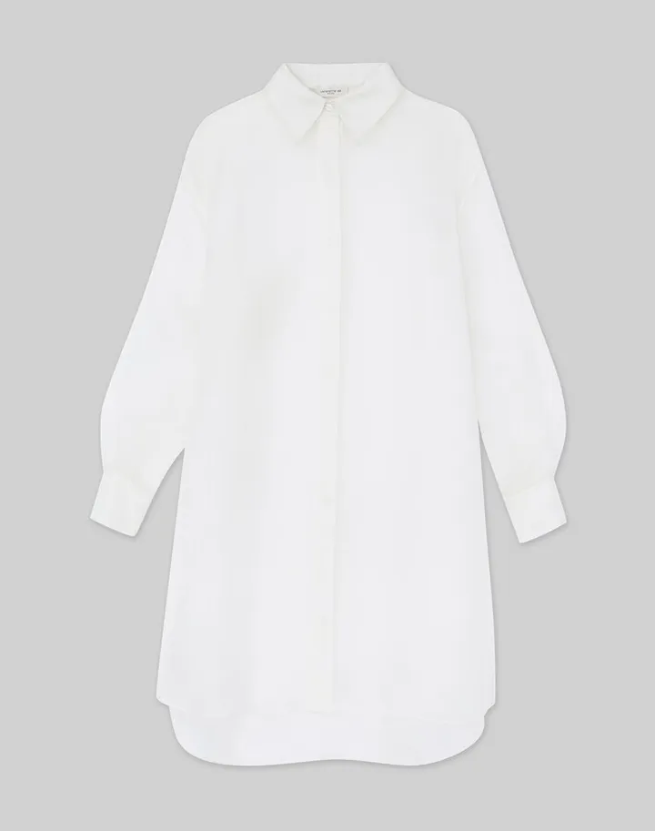 Silk Organza Oversized Shirt