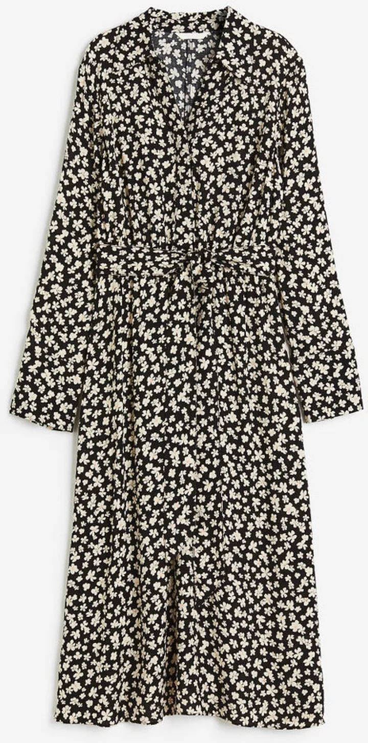 Tie-belt Shirt Dress