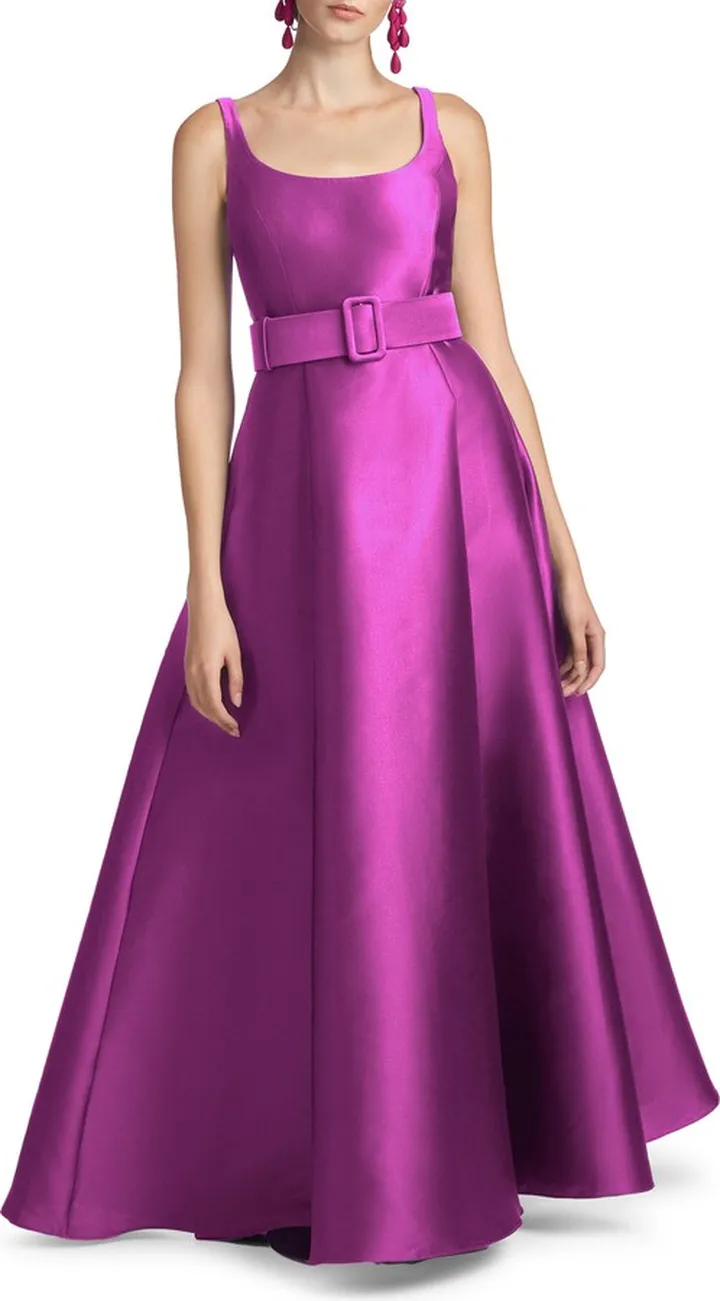 Kruse Belted A-Line Gown