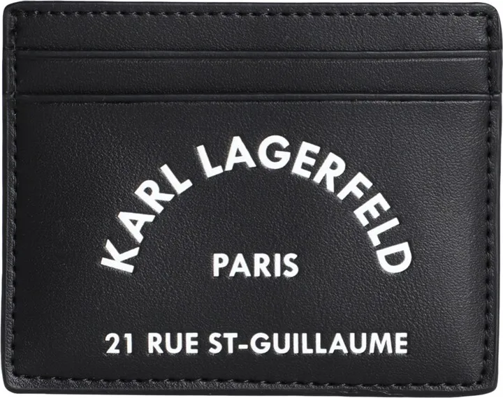 Rsg Leather Cardholder Document Holder Black
