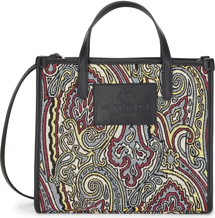 Paisley-Print Tote Bag