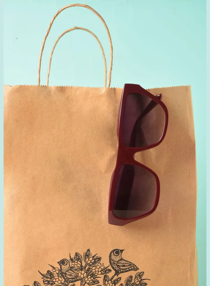Women Purple Lens Purple Butterfly Sunglasses