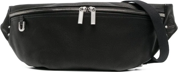 Grained-Leather Belt Bag